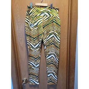 Packers NFL Zubaz Leggings by Majestic |‎ Women's M